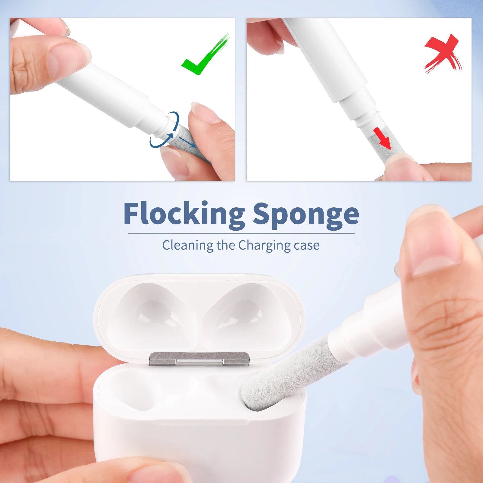 TuneClean 3 in 1 Earbuds and Case Cleaning Tool