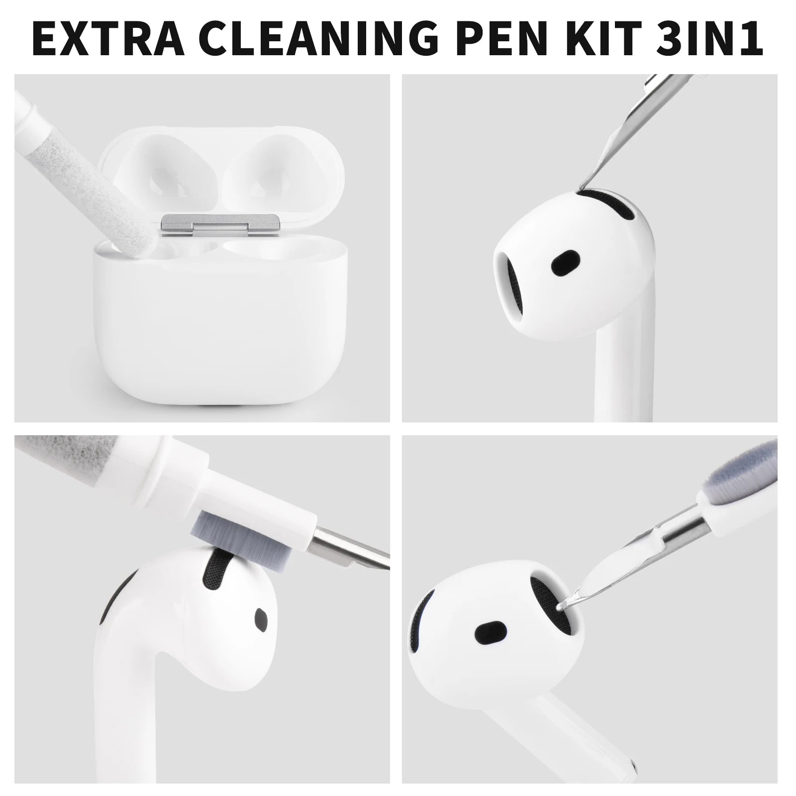 TuneClean 3 in 1 Earbuds and Case Cleaning Tool